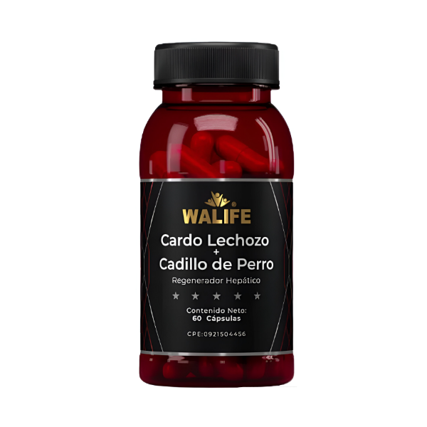 Cardo Lechoso + Cadillo De Perro X 60 Cápsulas Walife