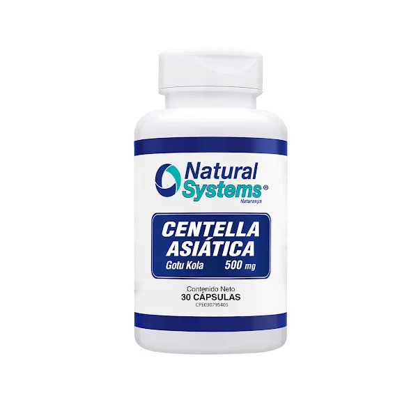 Centella Asiática 500Mg X 30 Cápsulas Natural Systems
