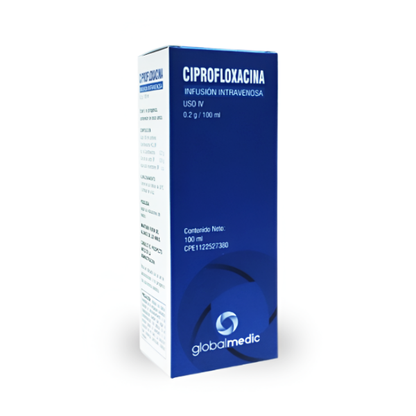 Ciprofloxacina Ampolla 0.2Mg/100Ml I.V Globalmedic