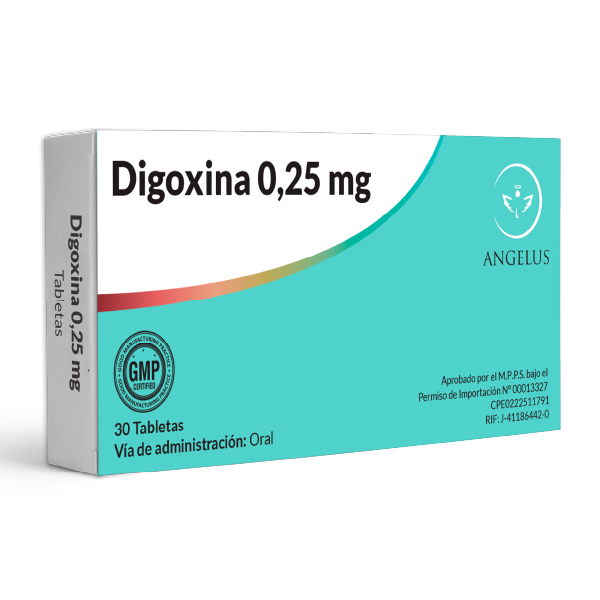 Digoxina 0.25Mg X 30 Tabletas Angelus