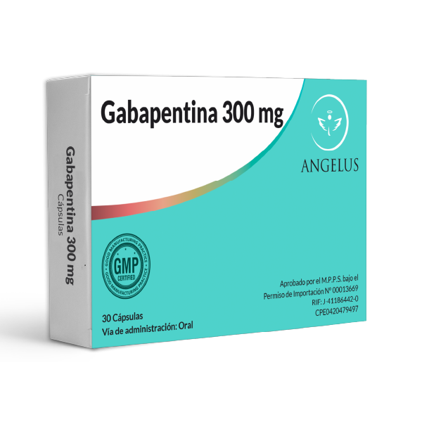 Gabapentina 300mg x 30 Cápsulas - Angelus