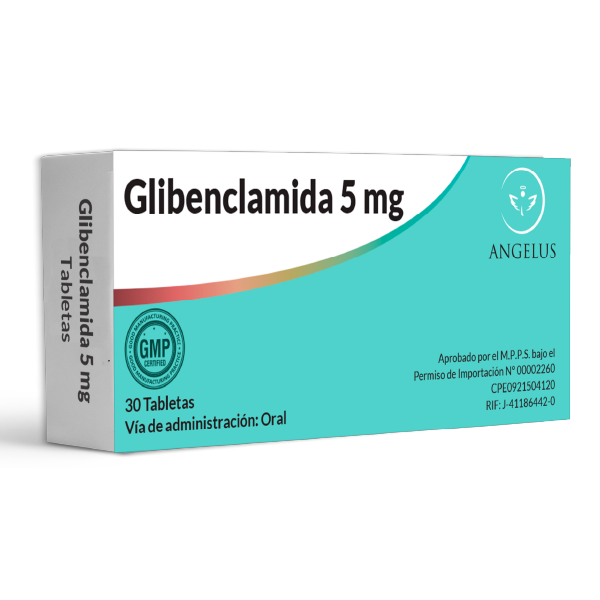 Glibenclamida 5Mg X 30 Tabletas Angelus