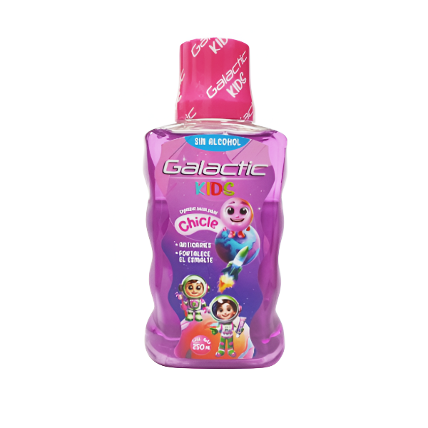 Galactic Enjuague Bucal Kids Chicle 250Ml