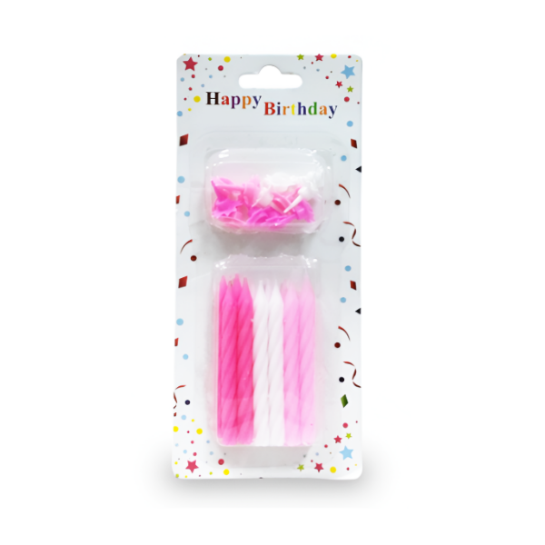 Happy Birthday Velas De Cumpleaños X 12 Unidades.