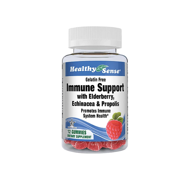 Immune Support With Elderberry  X 12 Gunmies Healthy Sense