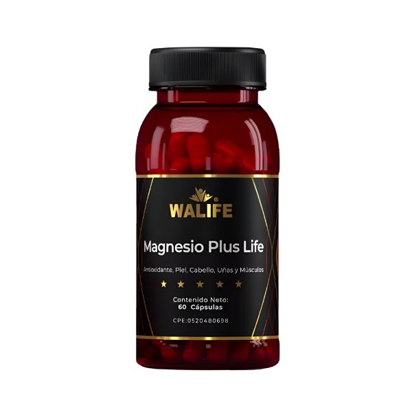 Magnesio Plus Life X 60 Cápsulas Walife