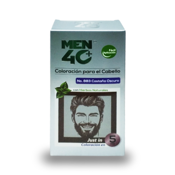Men 40+ Tinte 883 Castaño Oscuro Kit