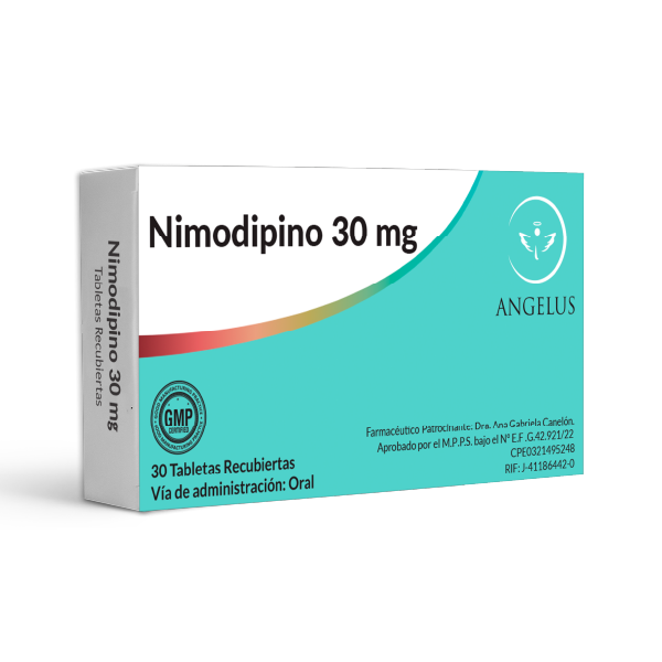 Nimodipina Nimodipina 30mg x 30 Tabletas - Angelus