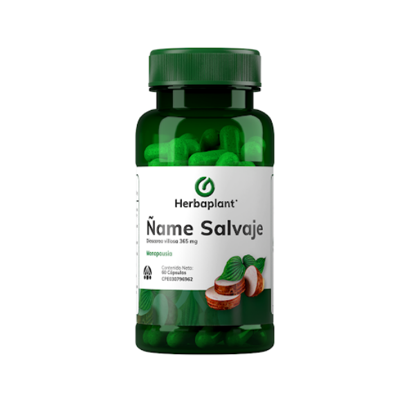 Ñame Salvaje 365Mg X 60 Cápsulas Herbaplant