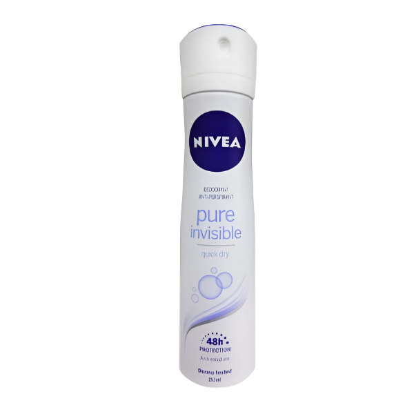 Nivea Desodorante Women Spray Pure Invisible 150Ml.