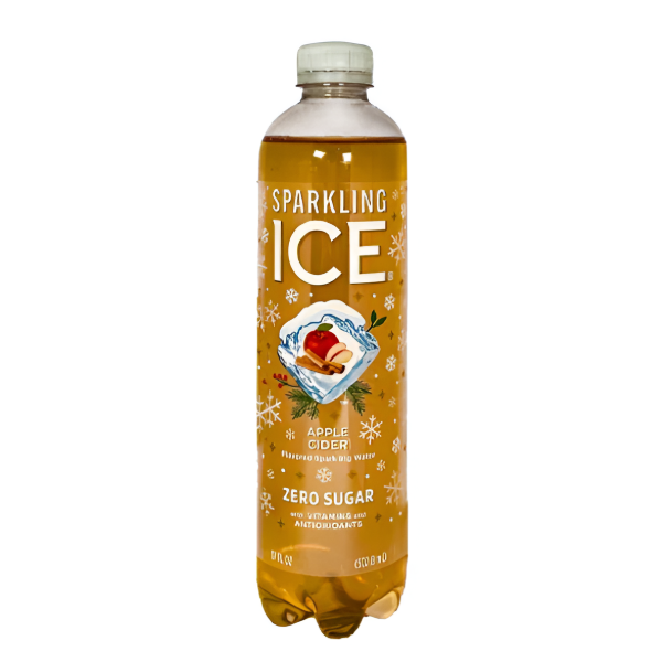 Sparkling Ice Agua Apple Cider Sin Azúcar 502.8Ml