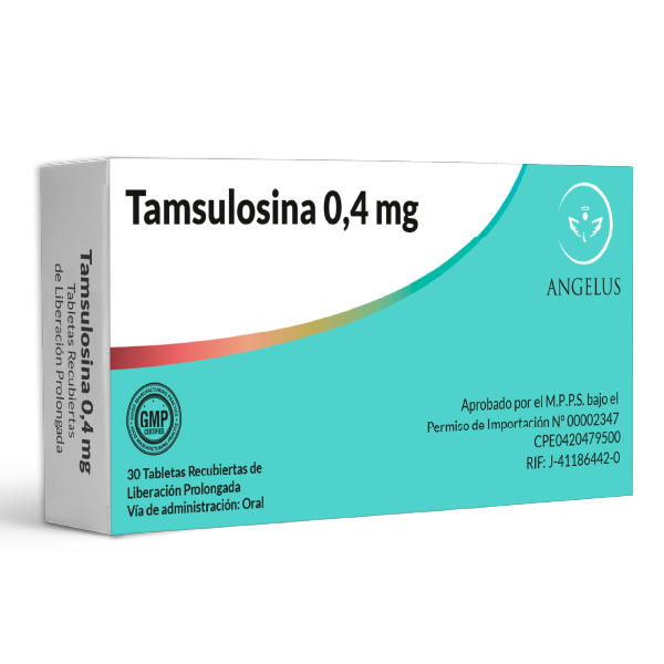 Tamsulosina 0.4mg x 30 Tabletas - Angelus