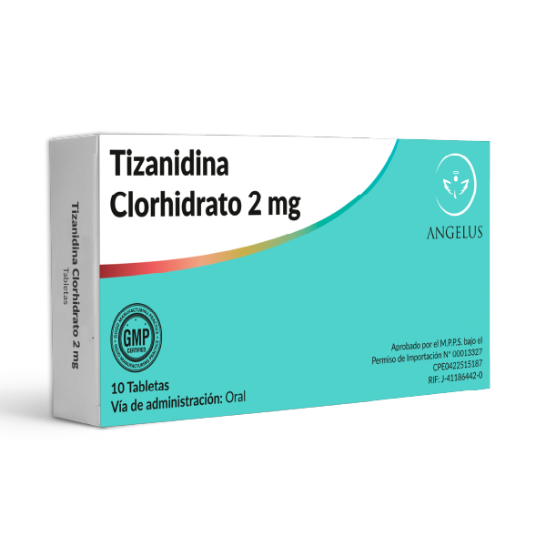 Tizanidina 2Mg X 10 Tabletas Angelus