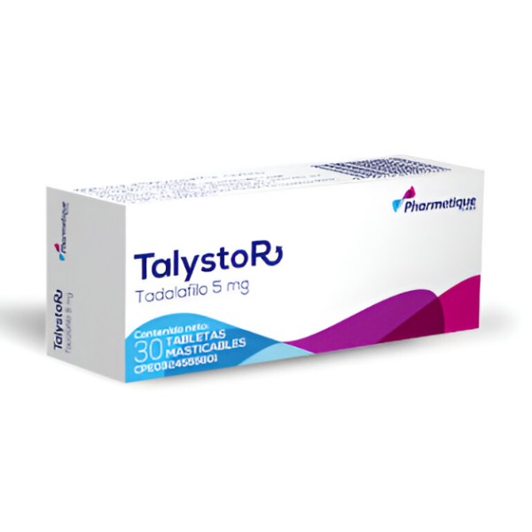 Talystor Tadalafilo 5Mg 30 Tabletas Masticables Pharmetique
