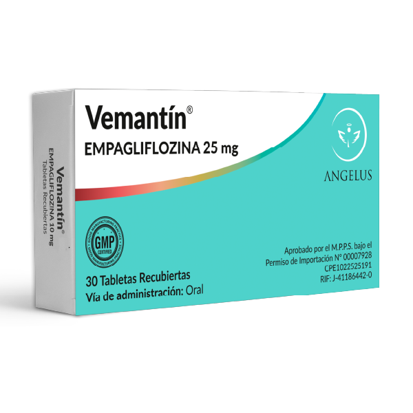 Vemantin Empagliflozina 25Mg X 30 Tabletas Angelus