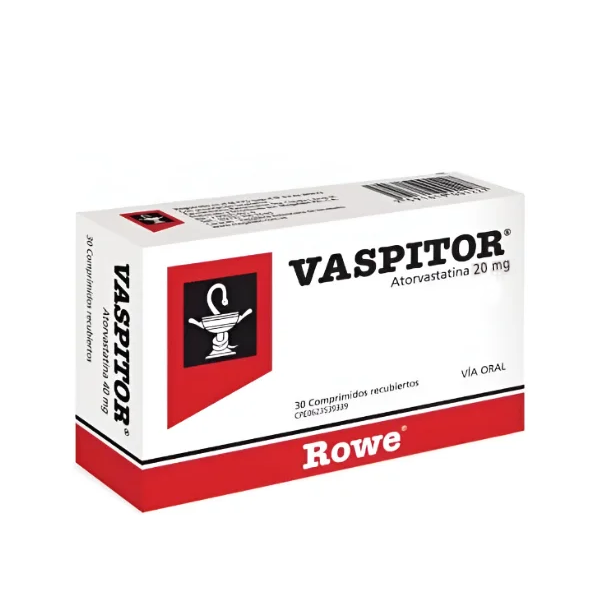 Vaspitor Atorvastatina 20Mg X 30 Tabletas Megalabs