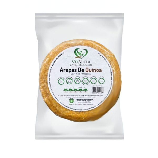Vitarepa Arepas De Quinoa Precocidas 5 Unidades