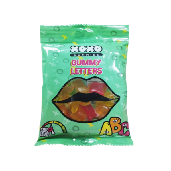Xoxo Gomitas Gummy Letters 80Gr