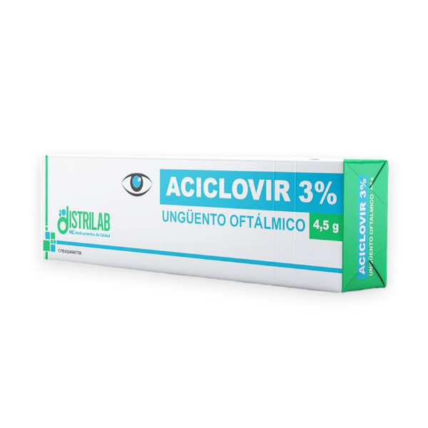 Aciclovir 3% Ungüento Oftálmico 4,5Gr. Distrilab