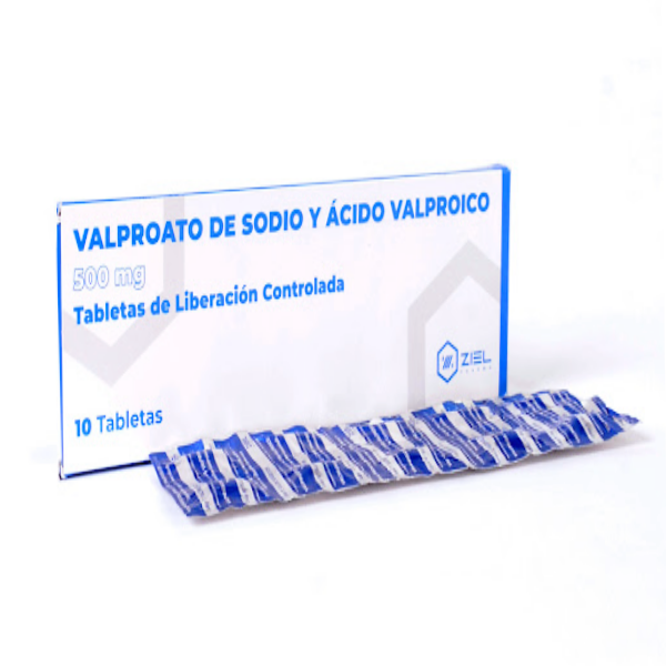 Acido Valproico 500Mg X 10 Tabletas  Ziel