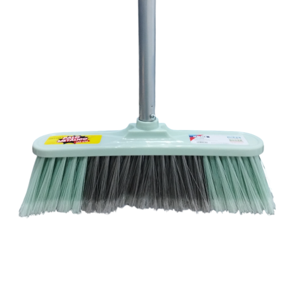 Alfa Home Escoba Con Palo De Metal Premiun.