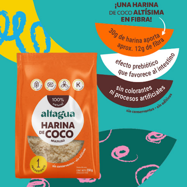 Altagua Harina De Coco Multiuso 250Gr - Imagen 2
