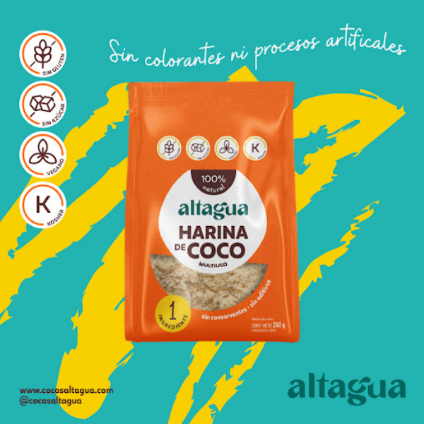 Altagua Harina De Coco Multiuso 250Gr - Imagen 3