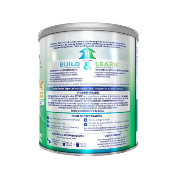 Ascenda Formula Infantil +2Años 400Gr. - Imagen 3