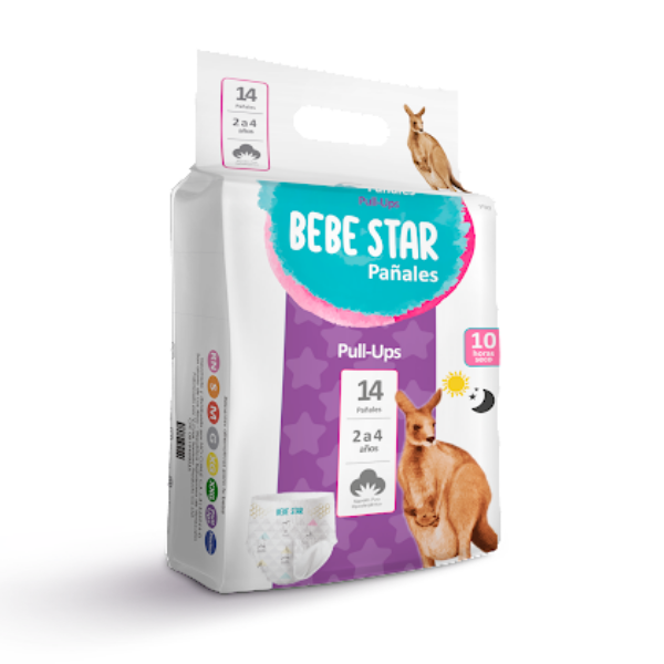 Bebe Star Pañal Piscina 2A 4 Años X 6 Unidades