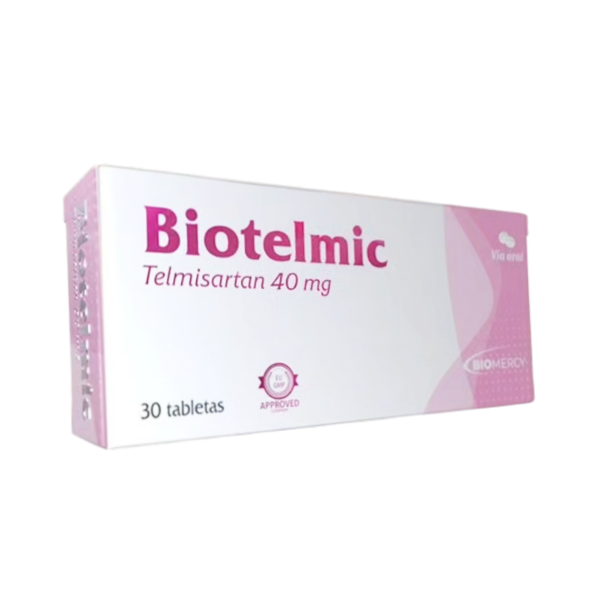 Biotelmic Telmisartán 40Mg X 30 Tabletas Bio-Mercy