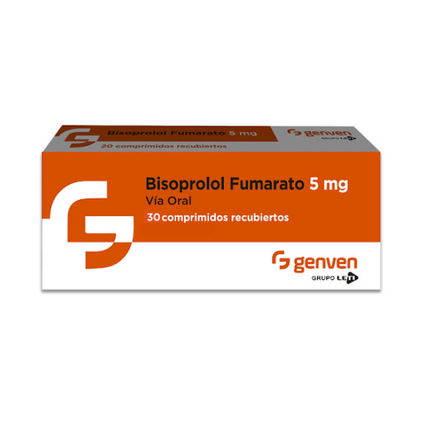 Bisoprolol 5Mg X 30 Comprimidos  Genven
