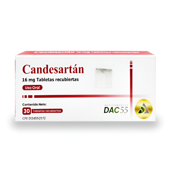 Candesartan 16Mg X 30 Tabletas  Dac55