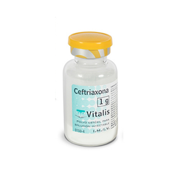 Ceftriaxona Ampolla 1Gr I.M/I.V Vitalis