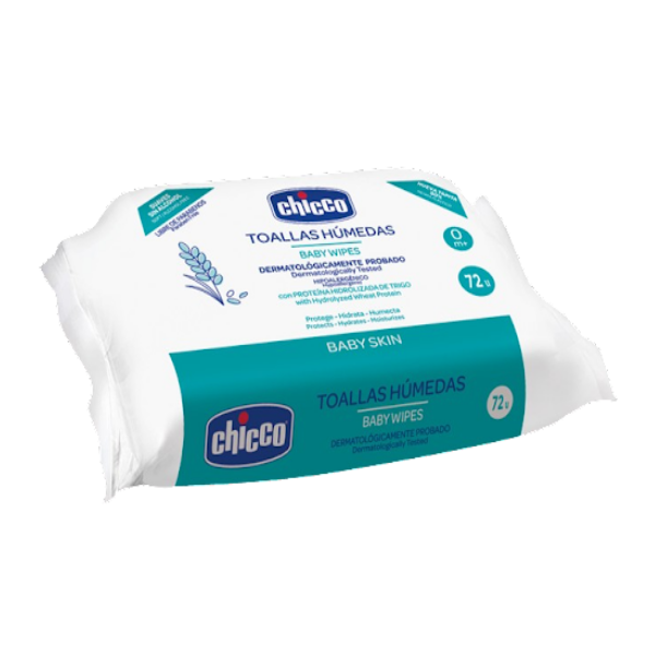 Chicco Toallas Húmedas Trigo/Baby Wipes X 72 Unidades
