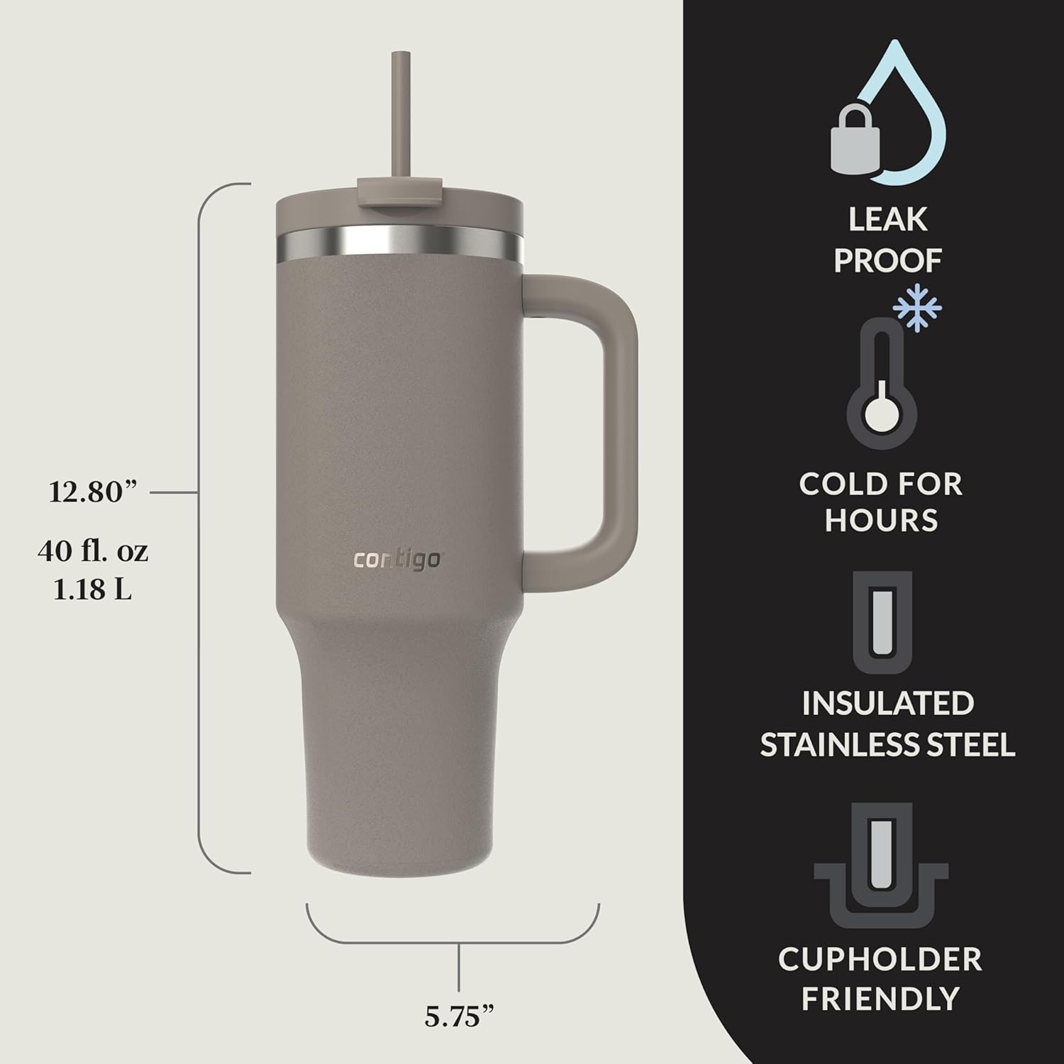 Contigo Streeterville Inky Cap Capuchon X 40 onzas - Imagen 2
