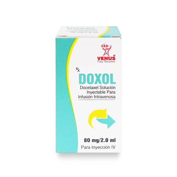 Doxol-Docetaxel Solución Inyectable 80Mg/Ml I.V Venus