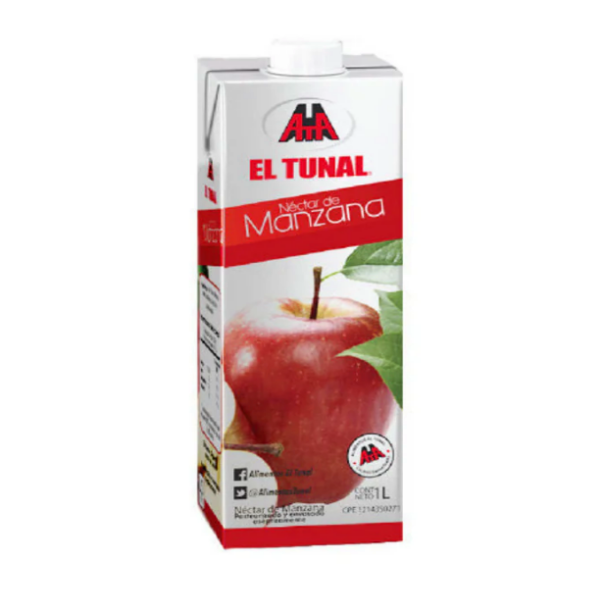 El Tunal Jugo Nectar De Manzana Uht 1L