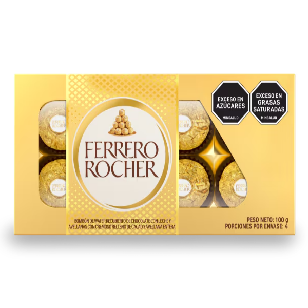 Ferrero Rocher Bombones Caja X 8 Unidades