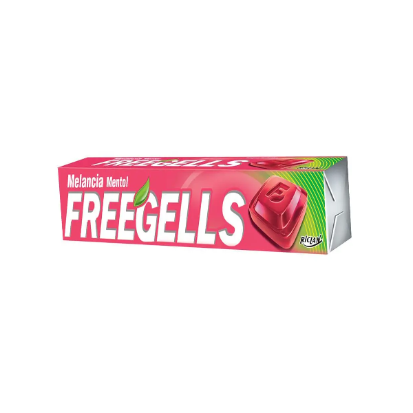 Freegells Caramelos Melancia Menthol 27.9Gr.