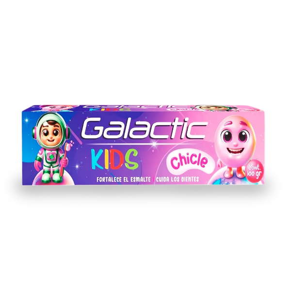 Galactic Kids Crema Dental Niños Chicle 100Gr.