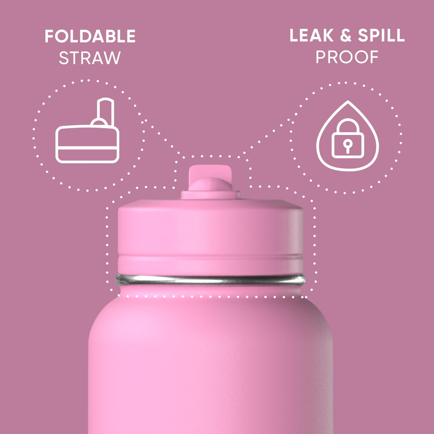 Hydrapeak Sport Termo Bubblegum X 32Oz - Imagen 2