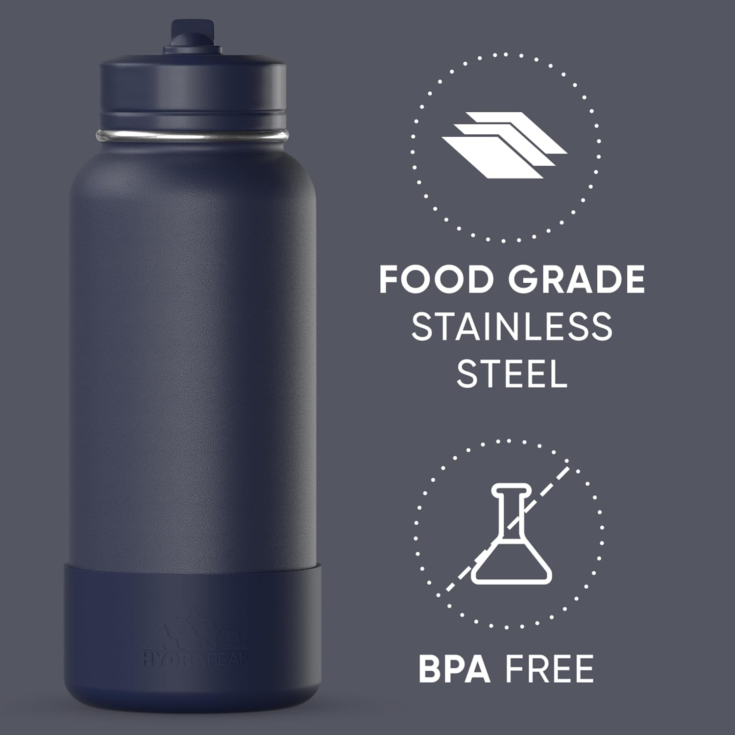 Hydrapeak Sport Termo Navy X 32Oz - Imagen 4