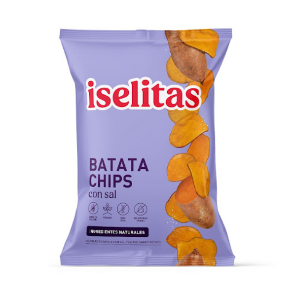 Iselitas Batatas Chips  Con Sal 160Gr.