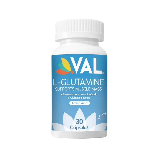 L-Glutamina 500Mg X 30 Cápsulas Val