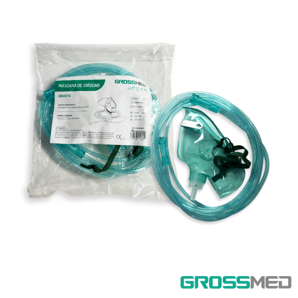 Mascarilla De Oxigeno Adulto Grosmed