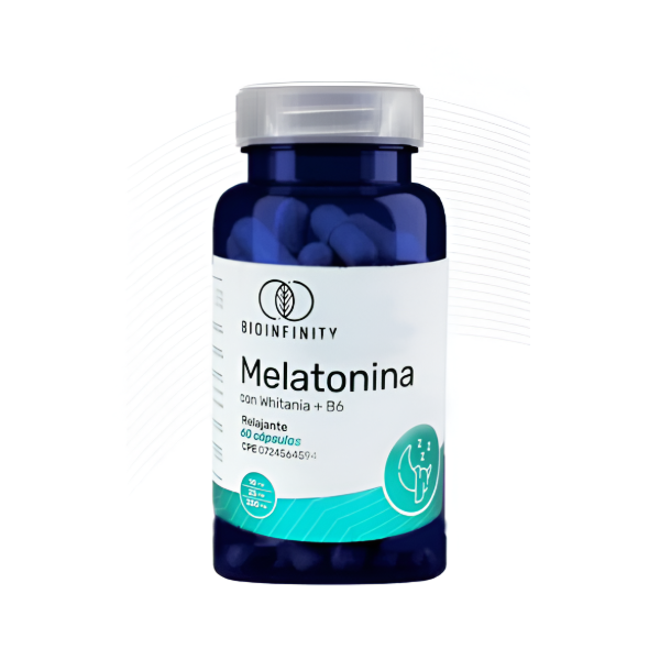 Melatonina + B6 X 60 Cápsulas Bioinfinity