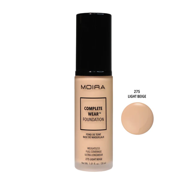 Moira Base De Maquillaje Alta Cobertura Tono 275 30Ml