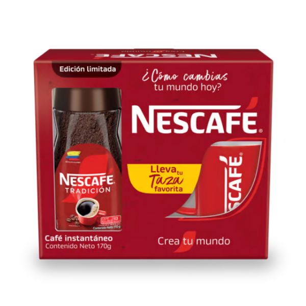 Nescafe Cafe Instantaneo + Taza 170Gr.