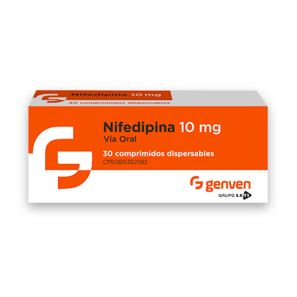 Nifedipina 10Mg X 30 Comprimidos Genven