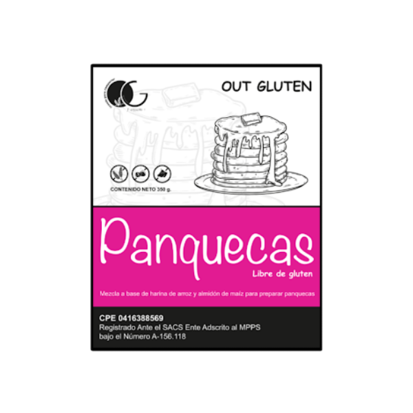 Out Gluten Harina Para Panquecas Libre De Gluten 350Gr
